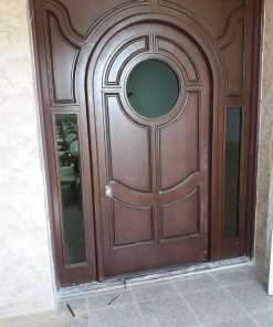 درب لابی تمام چوب سفارشی MA260