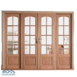 درب داخلی شیشه خور کد MT3089