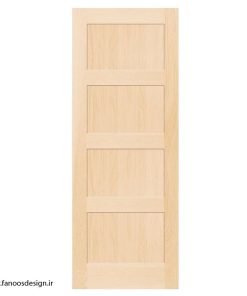 درب اتاق خواب با روکش بلوط قاب تونیک کد 1420