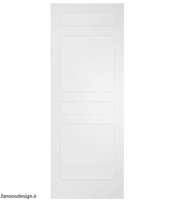 درب سفید ام‌دی‌اف با طرح CNC کد 1411