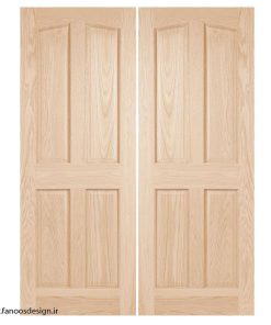 درب چوبی با رنگ و بافت طبیعی کد 4446