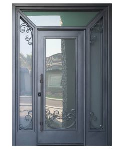 درب یک و نیم لنگه فلزی کد 1022