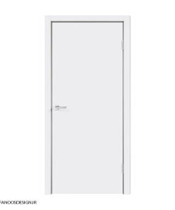 درب اتاق خواب ساده سفید کد 1149