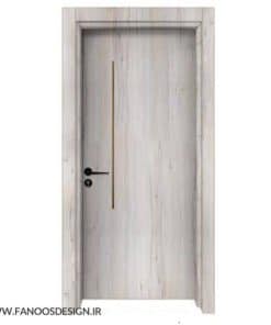 درب ضد آب پلی وود سرویسی پلکسی خطی کد 1223