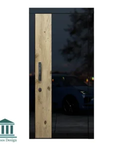 درب لابی ورودی با روکش راش کد 1161