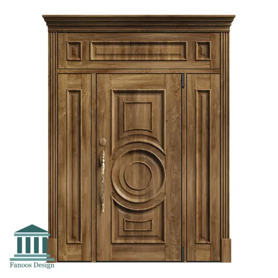 درب ورودی چوبی لاکچری کد 1093 1 درب ورودی چوبی لاکچری کد 1093