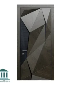 درب ورودی چوبی شیک کد 1083
