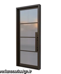 درب تک لنگه فلزی ساده کد 1353