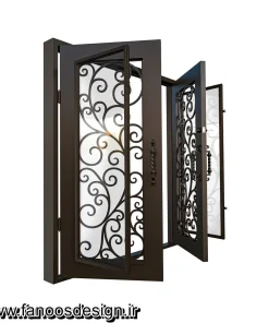 درب فلزی طرح سنتی کد 1359