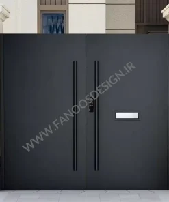 درب فلزی ساده حیاط کد 1377